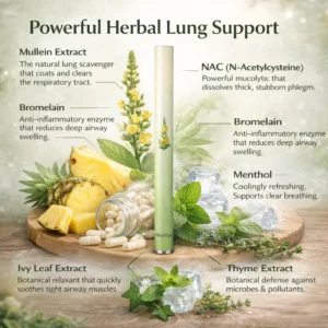 🍃Healrize® Natural Mullein Lung Support Aroma Diffuser——– Deep Lung Cleanse Support