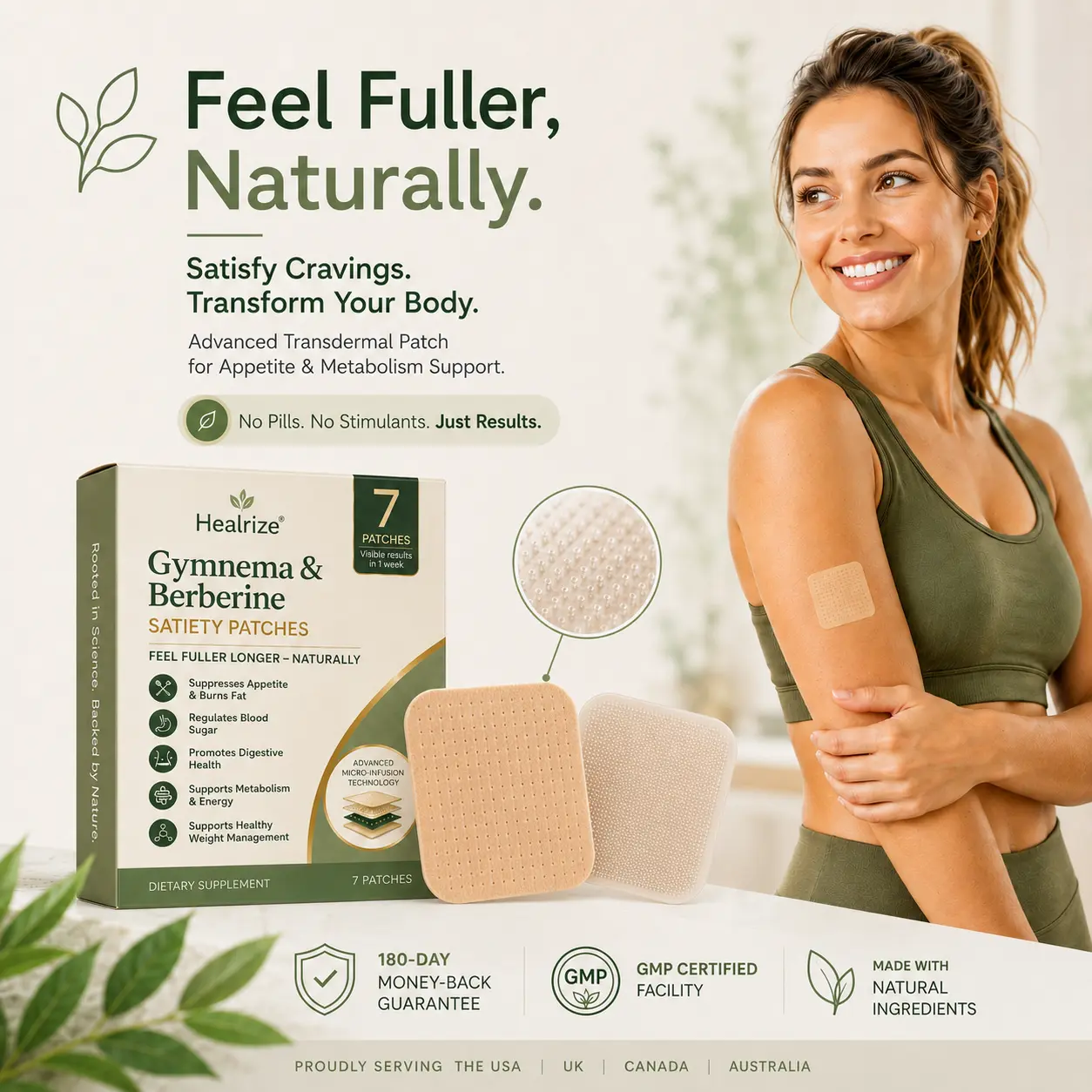 🌍 𝐎𝐟𝐟𝐢𝐜𝐢𝐚𝐥 𝐁𝐫𝐚𝐧𝐝 𝐒𝐭𝐨𝐫𝐞 | 💡Healrize® Gymnema & Berberine Advanced Nano-microneedles Patch