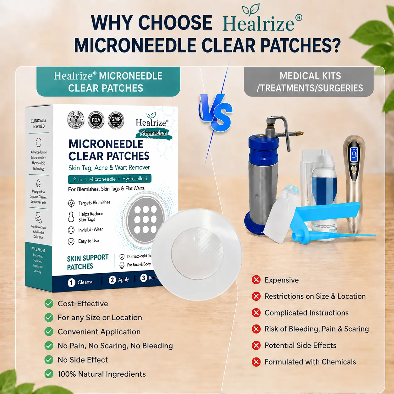 โ
๐บ๐ธ๐๐๐๐๐ฟ๐ถ๐ฏ๐ยฎ2-in-1 Microneedle & Hydrocolloid Patch๐| Removes Raised M
โ Cce Enchanted Store
