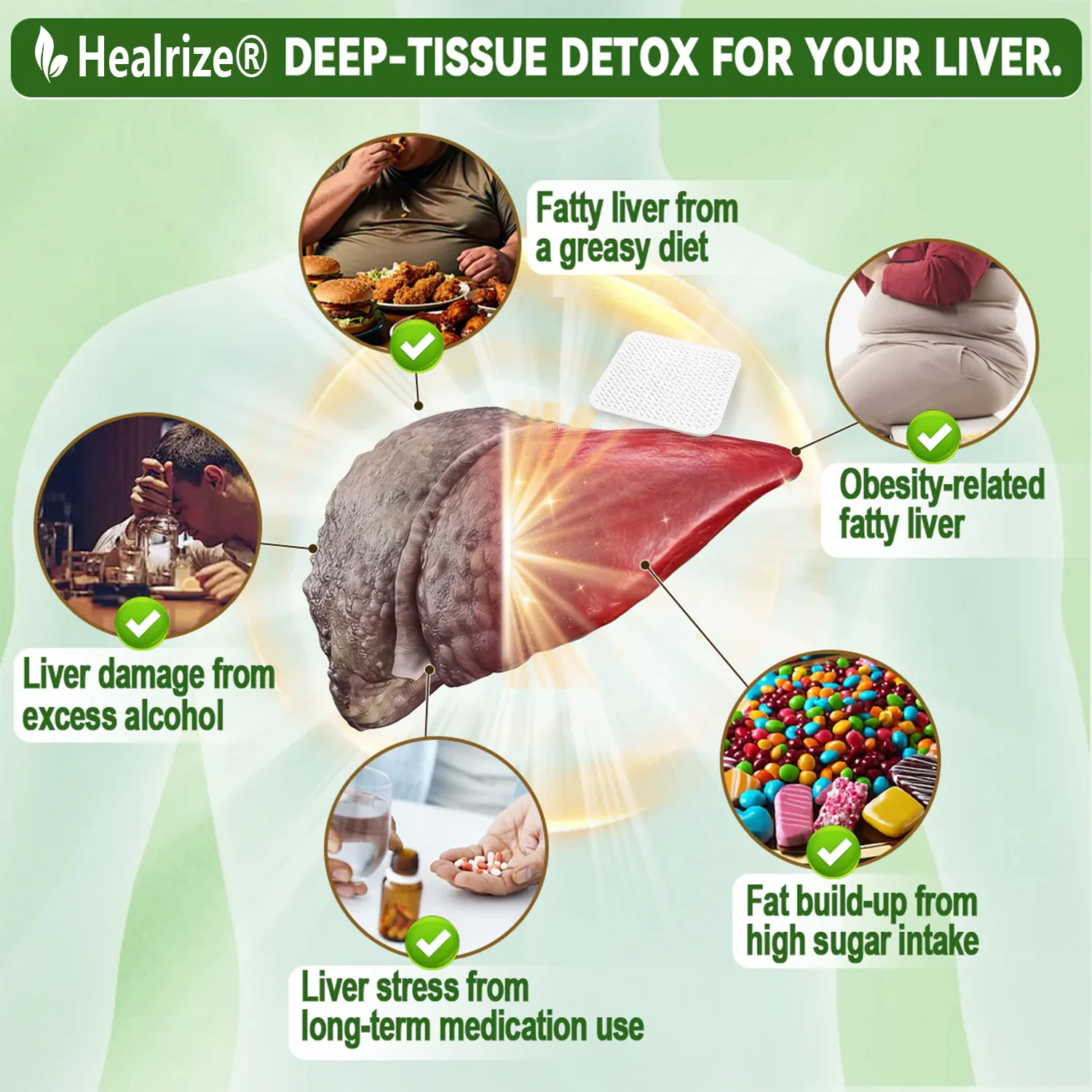 Healrize® Lymphatic Drainage Slimming Nano-Microneedle Patch - Image 3