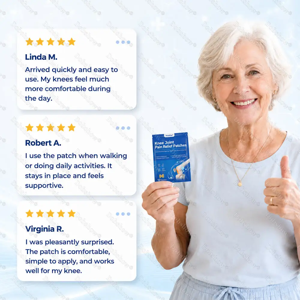 🏆𝐎𝐟𝐟𝐢𝐜𝐢𝐚𝐥 𝐔𝐒 𝐒𝐭𝐨𝐫𝐞-🎉Limited Time Offer⏳Healrize® Knee Joint Pain Relief Patches-Soothes Inflammation, Reduces Pain, Boosts Recovery-🔥Bestseller - 🌍 Global Shipping
