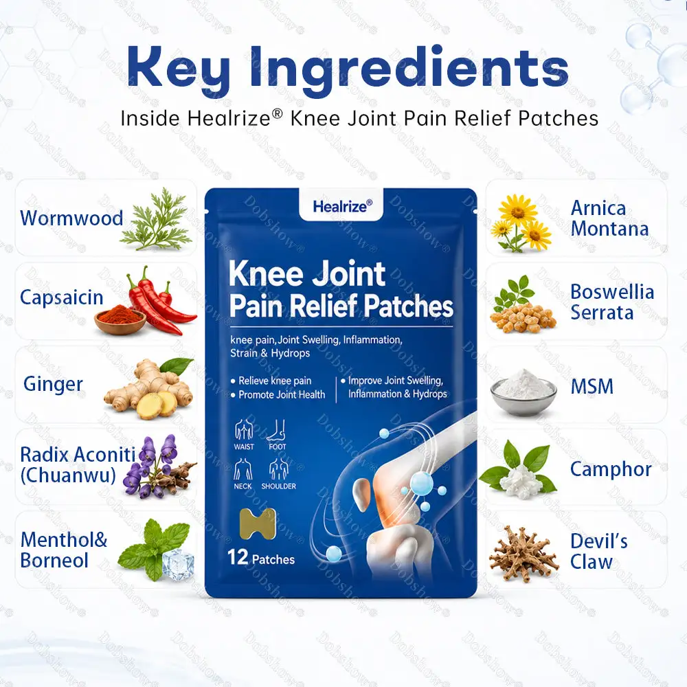 🏆𝐎𝐟𝐟𝐢𝐜𝐢𝐚𝐥 𝐔𝐒 𝐒𝐭𝐨𝐫𝐞-🎉Limited Time Offer⏳Healrize® Knee Joint Pain Relief Patches-Soothes Inflammation, Reduces Pain, Boosts Recovery-🔥Bestseller - 🌍 Global Shipping
