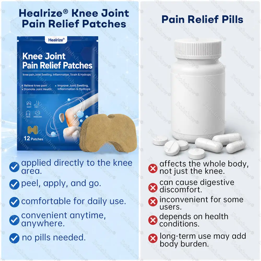 🏆𝐎𝐟𝐟𝐢𝐜𝐢𝐚𝐥 𝐔𝐒 𝐒𝐭𝐨𝐫𝐞-🎉Limited Time Offer⏳Healrize® Knee Joint Pain Relief Patches-Soothes Inflammation, Reduces Pain, Boosts Recovery-🔥Bestseller - 🌍 Global Shipping