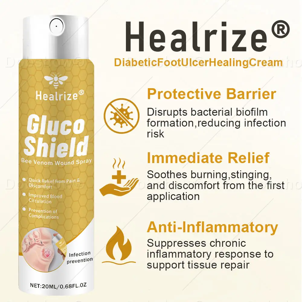💎🔥79K+SOLD🔥Healrize®GlucoShield Wound Spray💫