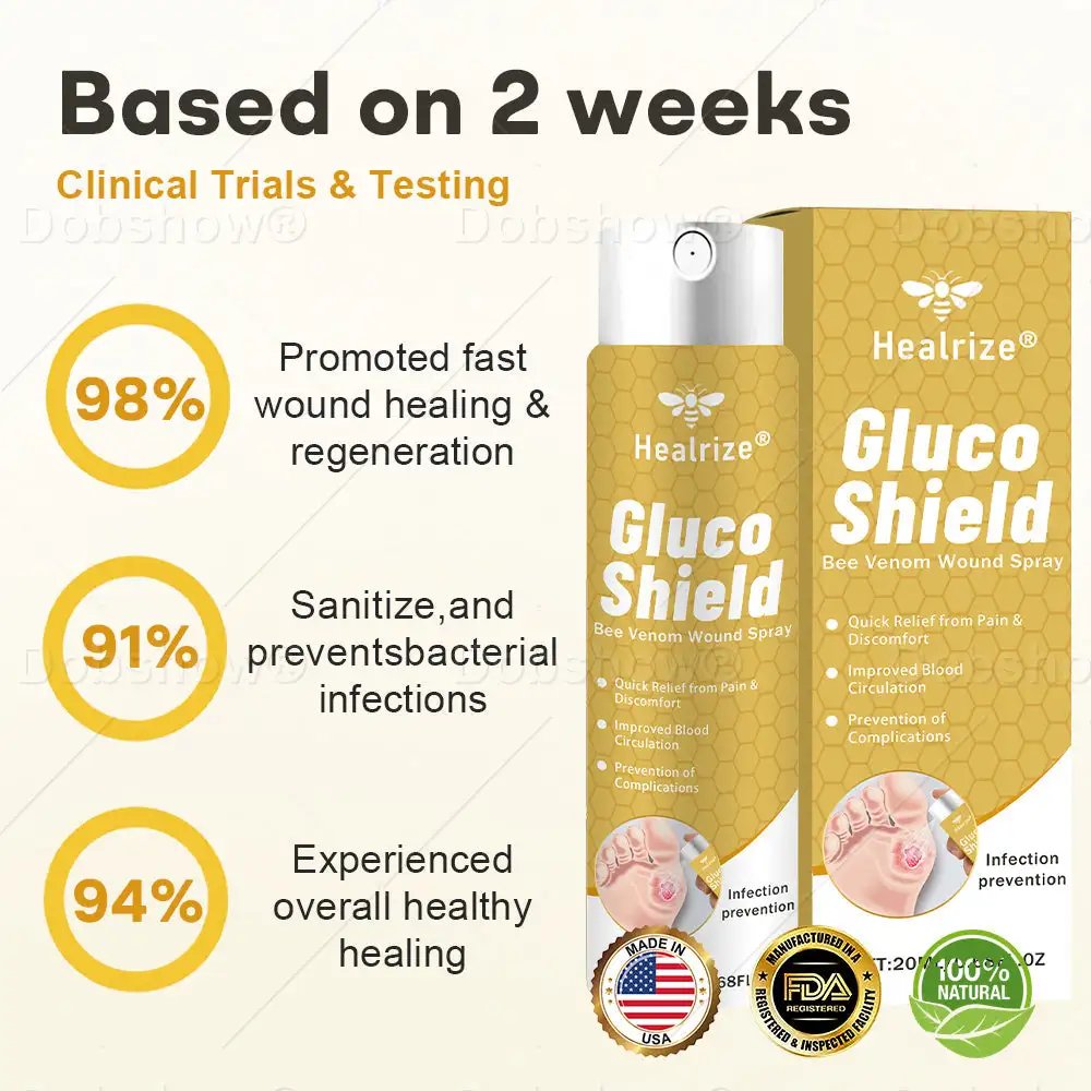 💎🔥79K+SOLD🔥Healrize®GlucoShield Wound Spray💫