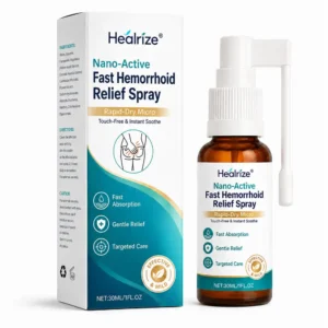 🌿👨⚕️Healrize® Nano-Active Fast Hemorrhoid Relief Spray | Rapid-Dry Micro-Mist with Essential Oils, Touch-Free & Instant Soothe