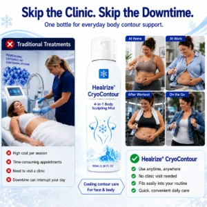 𝐇𝐞𝒂𝒍𝗿𝗶𝙯𝙚® CryoContour 4-in-1 Body Sculpting Mist