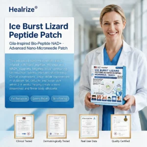 💫 Official U.S. Store | Healrize® ICE BURST LIZARD PEPTIDE (Gila-Inspired Bio-Peptide)・Moringa・NAD+ Advanced Nano-Microneedle Patch🎁💞