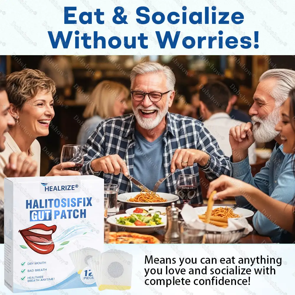 🔥75K+SOLD🔥Healrize® HalitosisFix Gut Patch-Regulates intestinal flora and eliminates oral odor🎉Special limited-time discount