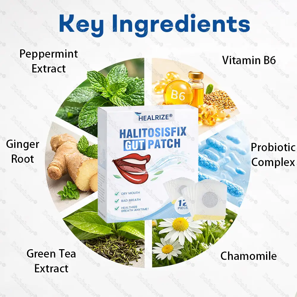 🔥75K+SOLD🔥Healrize® HalitosisFix Gut Patch-Regulates intestinal flora and eliminates oral odor🎉Special limited-time discount