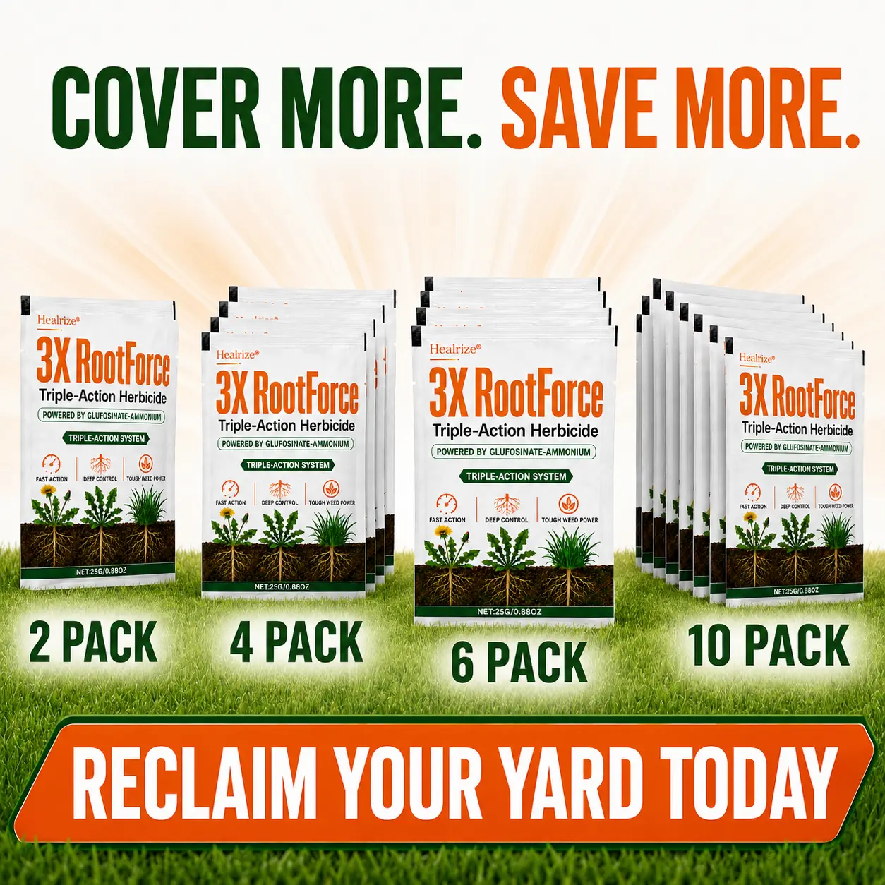 Healrize® 3X RootForce Triple-Action Herbicide