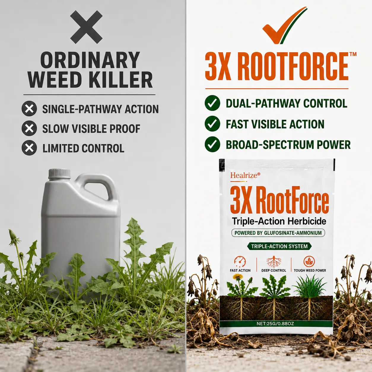 Healrize® 3X RootForce Triple-Action Herbicide