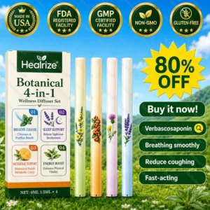 OFFICIAL
                      
                      
                        BRAND
                      
                    
                    Healrize® Botanical 4-in-1 Wellness Diffuser Set | 2-Min Instant Relief & 24/7 Care🗓️