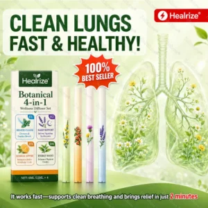 OFFICIAL
                      
                      
                        BRAND
                      
                    
                    Healrize® Botanical 4-in-1 Wellness Diffuser Set | 2-Min Instant Relief & 24/7 Care🗓️