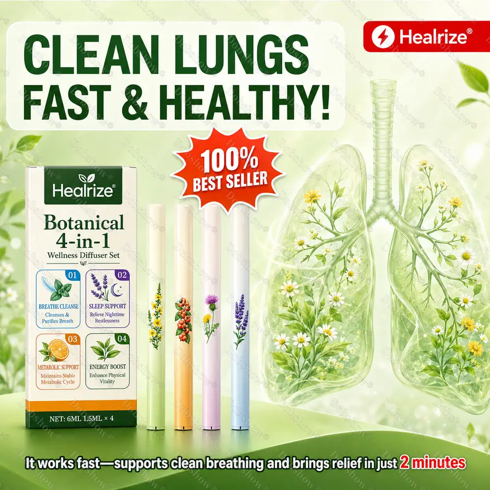 OFFICIAL
BRAND
Healrize® Botanical 4-in-1 Wellness Diffuser Set | 2-Min Instant Relief & 24/7 Care🗓️