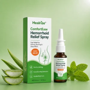 OFFICIAL
BRAND
Healrize® ComfortEase Hemorrhoid Relief Spray 🌿 – Fast Relief for Itching, Burning & Everyday Discomfort