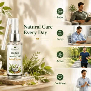 OFFICIAL
BRAND
Healrize® Herbal Hemorrhoid Relief Spray 🌿 (Stops Itching Fast & Supports Internal/External Comfort)
