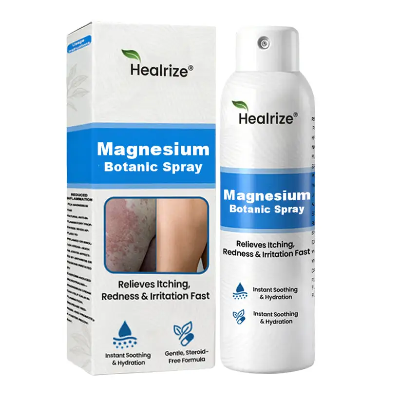 OFFICIAL
BRAND
Healrize® Magnesium Botanic Spray – Advanced Skin Recovery for Psoriasis & Eczema | Rapid Soothing, Steroid-Free