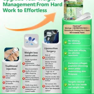 Official Store | Healrize®
Moringa · Berberine × NAD+ 10-in-1
Advanced Nano Microneedle Patch