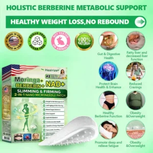 Official Store | Healrize®
Moringa · Berberine × NAD+ 10-in-1
Advanced Nano Microneedle Patch