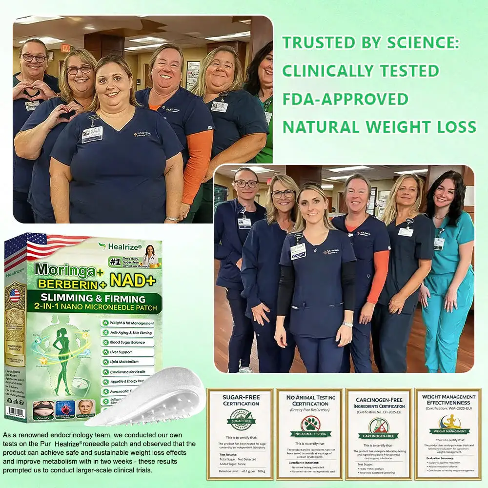 Official Store | Healrize®
Moringa · Berberine × NAD+ 10-in-1
Advanced Nano Microneedle Patch