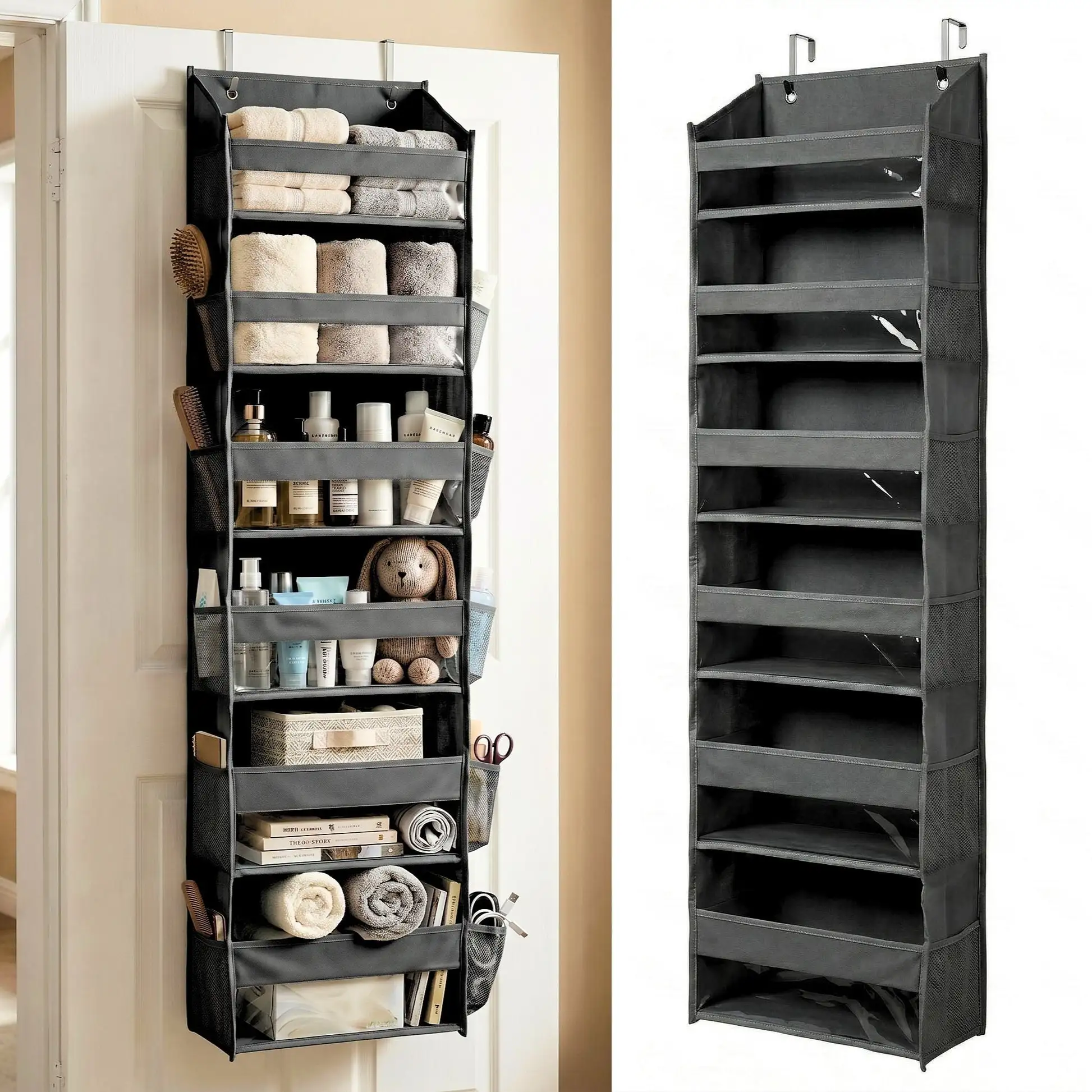 🎁 TODAY’S SPECIAL OFFER | Healrize® Over the Door Organizer with Pockets for Bedroom, Bathroom, Nursery & Closet Storage 🎁