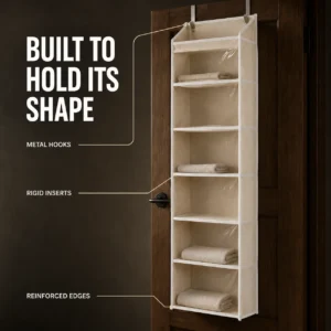 🎁 TODAY’S SPECIAL OFFER | Healrize® Over the Door Organizer with Pockets for Bedroom, Bathroom, Nursery & Closet Storage 🎁