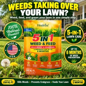 🔥100K+ Sold NEW & IMPROVED Healrize® 5-in-1 Weed & Feed