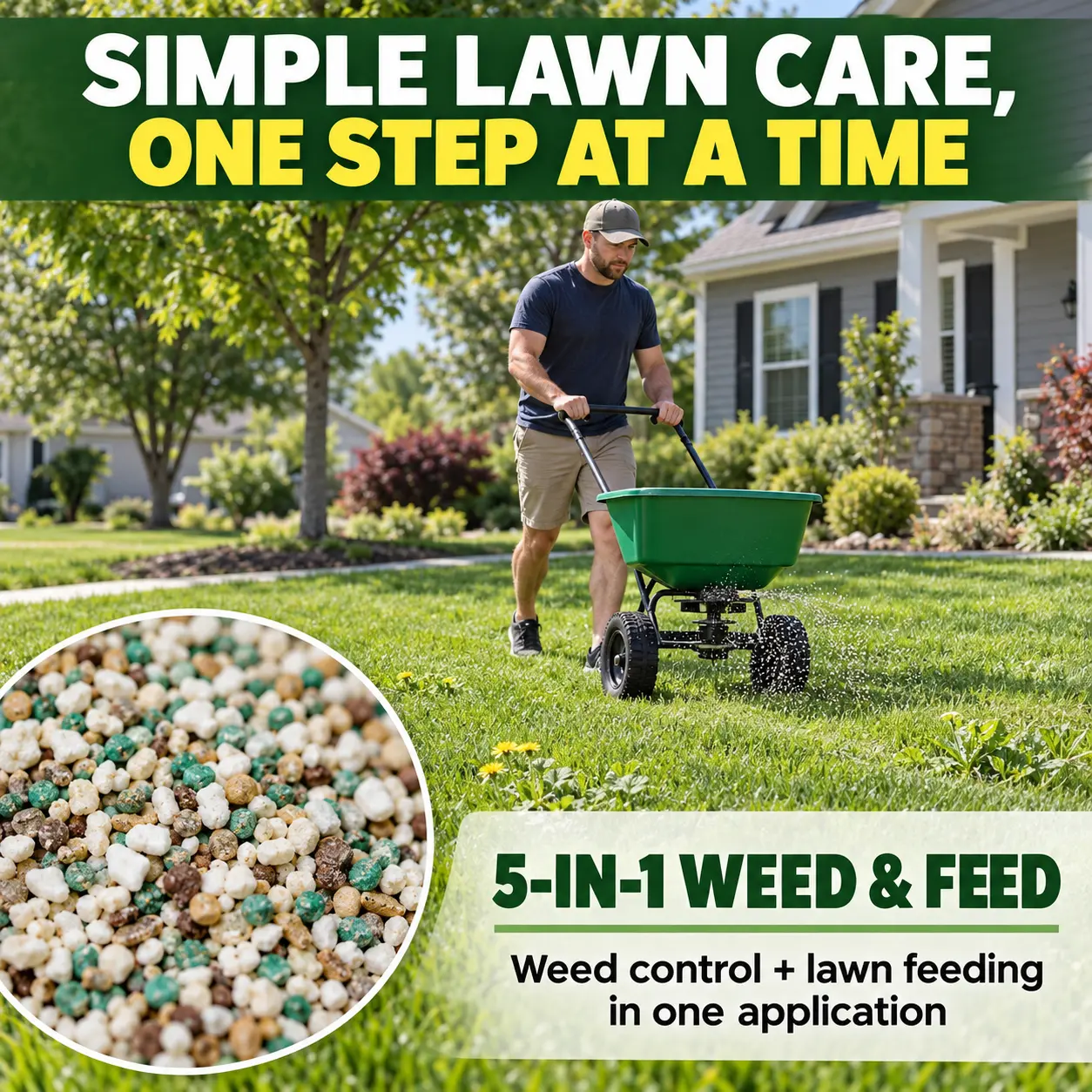 🔥100K+ Sold NEW & IMPROVED Healrize® 5-in-1 Weed & Feed